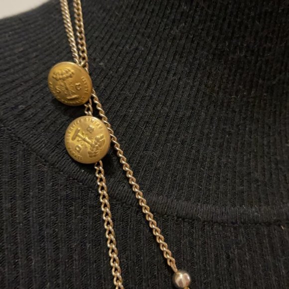 Vintage Jewelry Gold Tone Necklace 53” Long - Picture 3 of 5